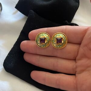 Stud Earrings - Gold Plated
